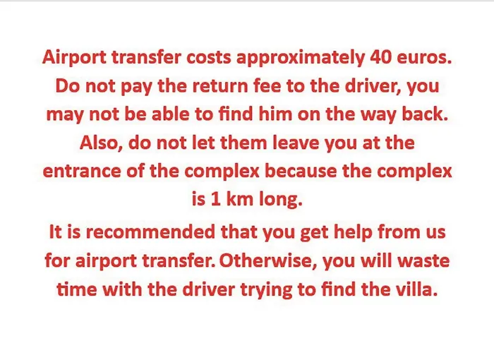 Villa Paradise Town Camilla Belek